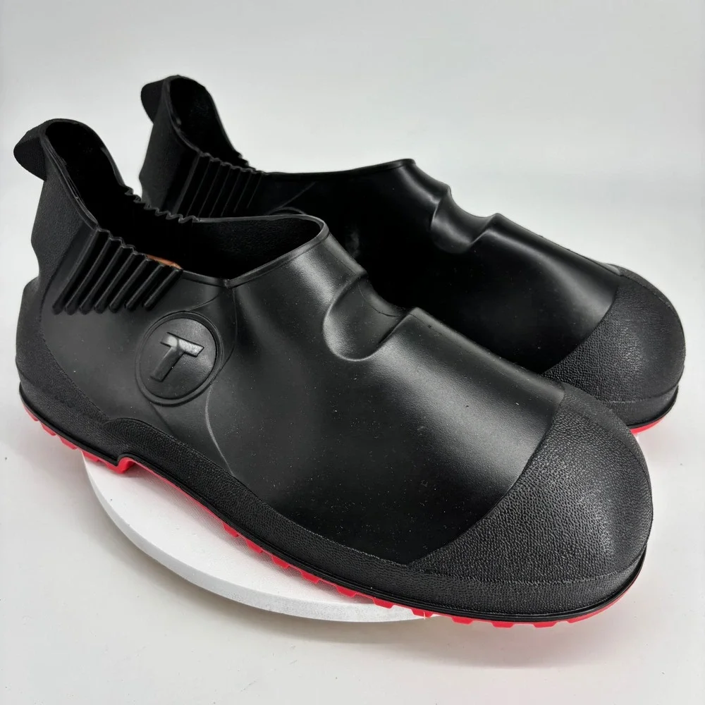 Tingley Workbrutes G2 Overshoes Mens Medium Black‎ Red Excellent Waterproof PVC